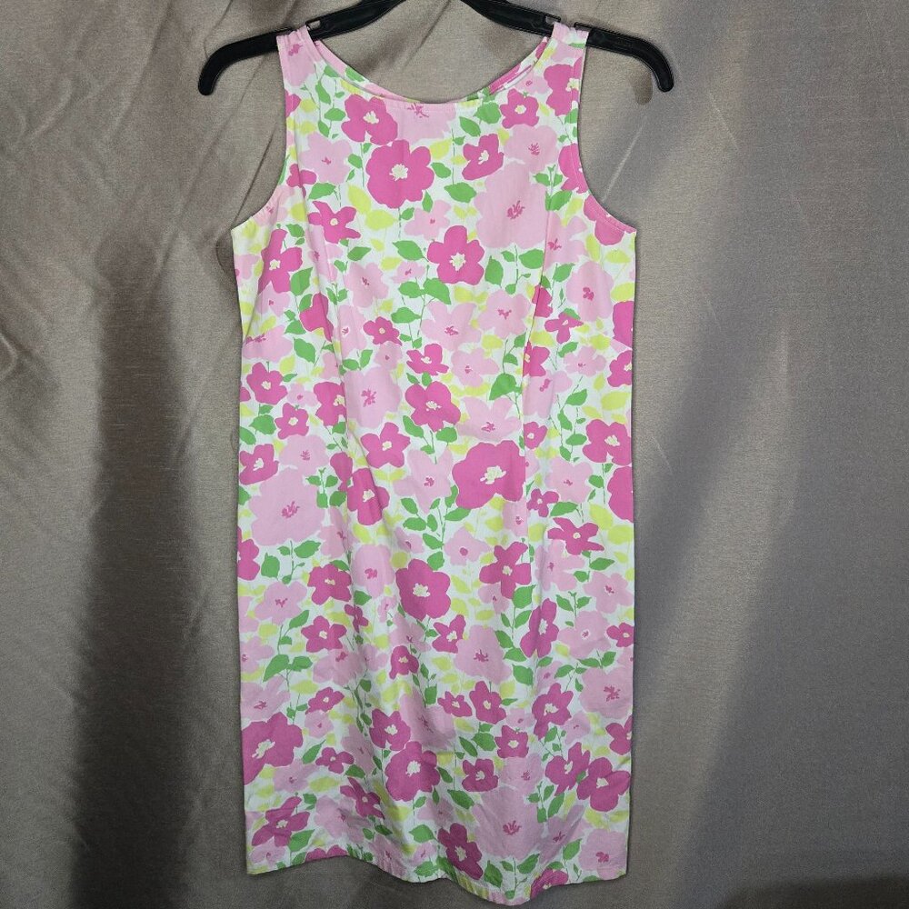 Liz Claiborne, Cream, Pink, Magenta, Green, Dress, Size: 4P
